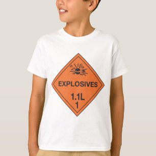 Klasse 1.1L Explosionsgefahr Schild T-Shirt
