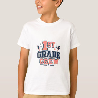 Klasse 1 Crew Retro Schüler T-Shirt