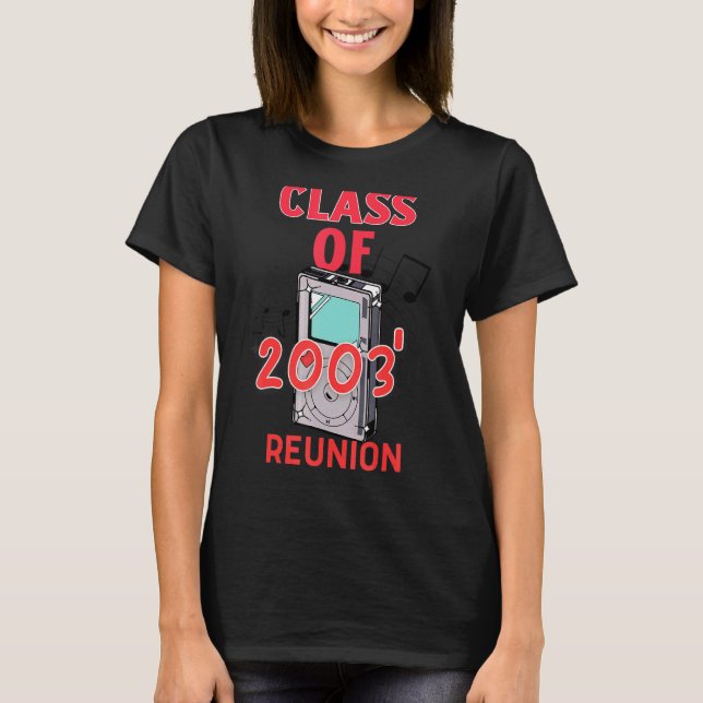 Klasse 2003 Wiedersehen T-Shirt (Vorderseite)