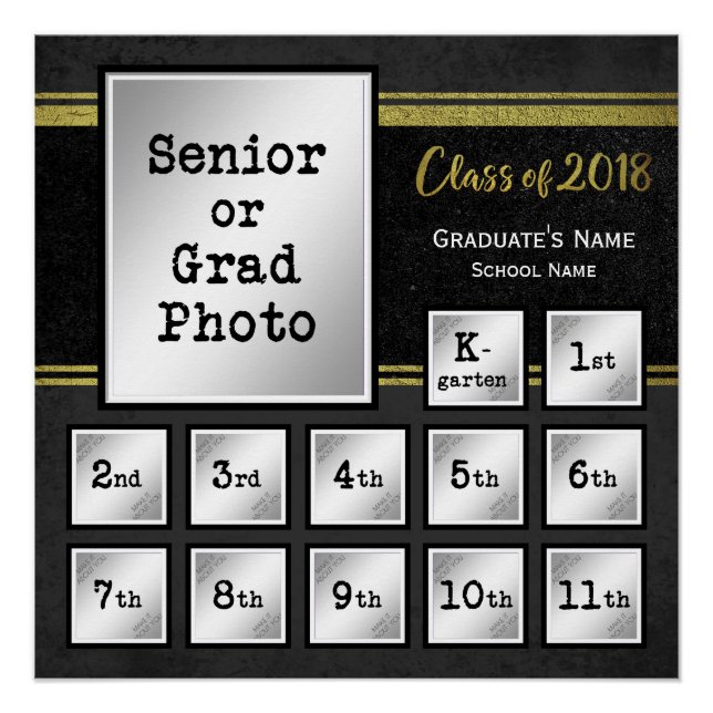 Klasse 2018 K-12 Poster (Vorderseite)