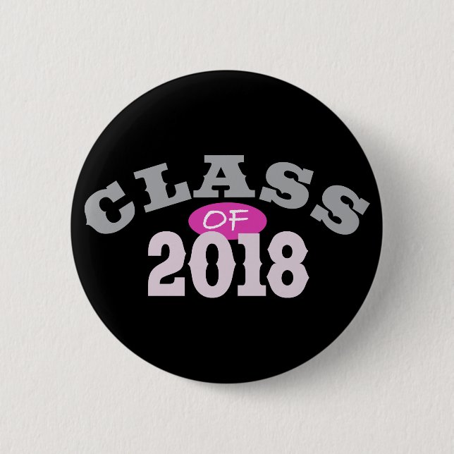 Klasse 2018 Pink Button (Vorderseite)
