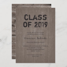 Klasse 2019 Graduation Party Typ Rustikale High Sc