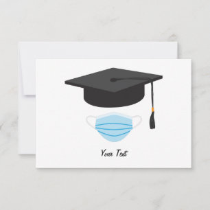 Klasse 2020 Abschluss - Graduationsmütze und Gesic