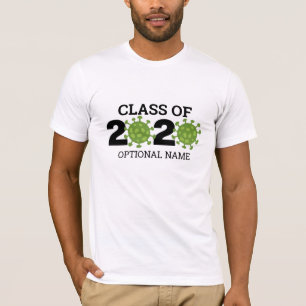 Klasse 2020 Funny Virus Abschluss Individuelle Nam T-Shirt