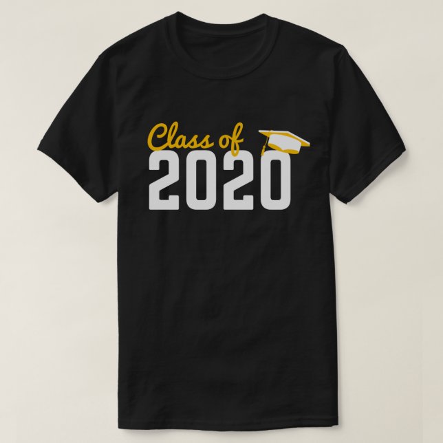 Klasse 2020 Hoher t Shirt (Design vorne)