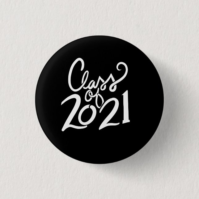 Klasse 2021 Abschluss Grad Button (Vorderseite)