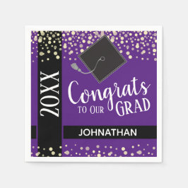 Klasse 2021 Absolventin Serviette