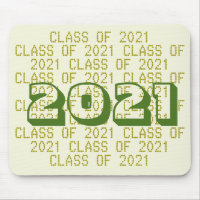 Klasse 2021 Beige Mousepad von Janz