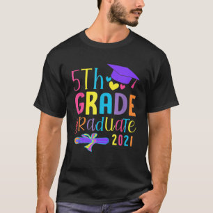 Klasse 2021 Funny 5th Grade Graduate T-Shirt