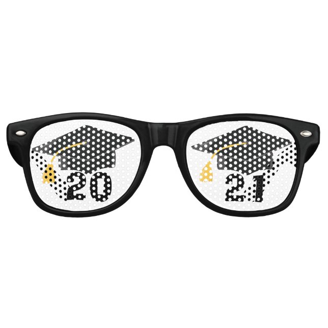 Klasse 2021 Senior Graduation Party Partybrille (Vorderseite)