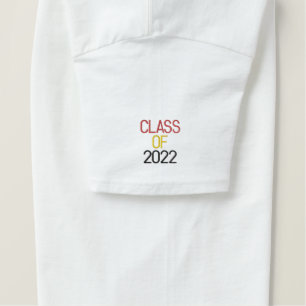 KLASSE 2022 bestickte Schulfarben Besticktes T-Shirt