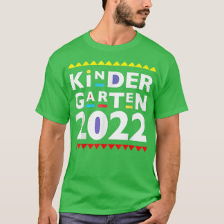 Klasse 2022 Kindergarten Jahr 90er TV Culture Grad T-Shirt