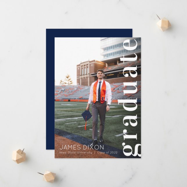 Klasse 2023: Ankündigung des Fotos der Hochschule  (Vorderseite/Rückseite Beispiel)