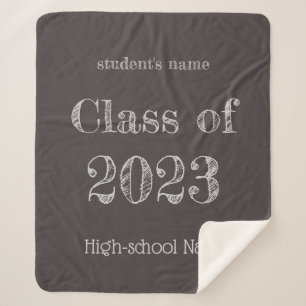 Klasse 2023 - Chalkboard-Stil Sherpadecke