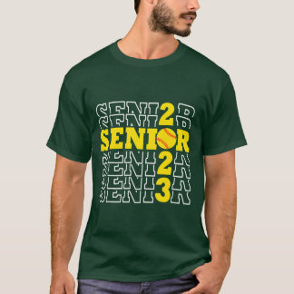 Klasse 2023 Softball Senior Seniors Zurück zur Sch T-Shirt