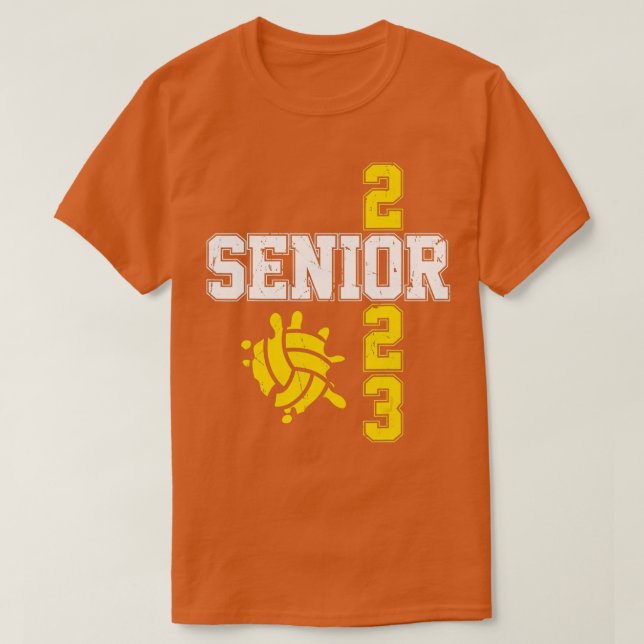 Klasse 2023 Volleyball-Abschluss 2023 T-Shirt (Design vorne)