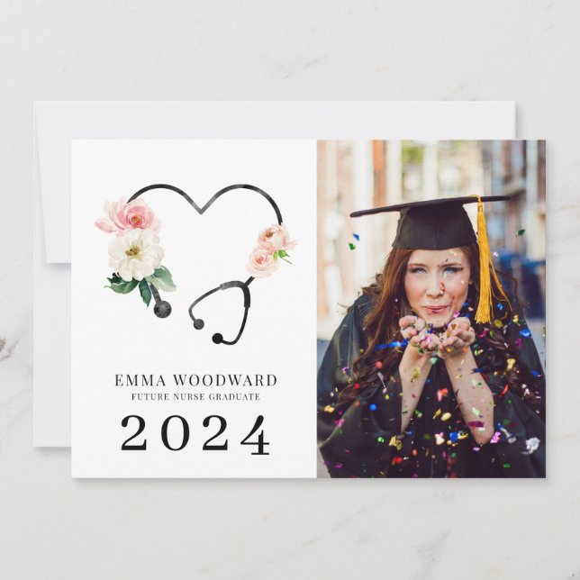 Klasse 2024 Ankündigung des Fotos für den Abschlus (Vorderseite)