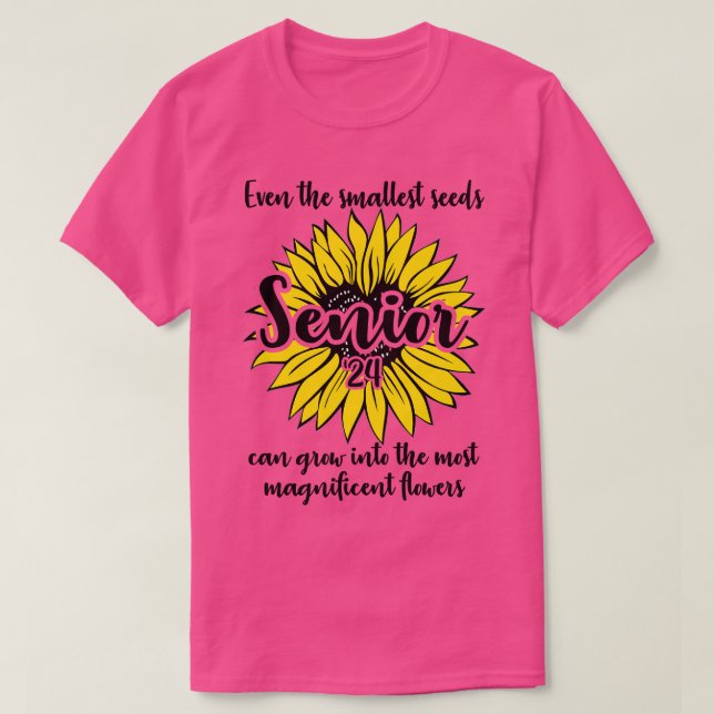Klasse 2024 Hochrangige Geschenke Funny Seniors 20 T-Shirt (Design vorne)