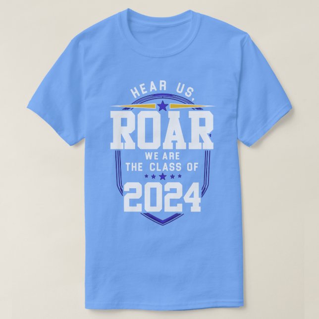 Klasse 2024 Hochrangige Geschenke Funny Seniors 20 T-Shirt (Design vorne)