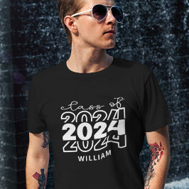 Klasse 2024 mit Namen T-Shirt