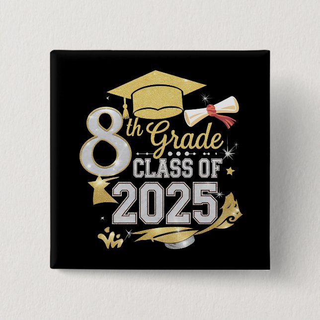 Klasse 2025 Abschluss Button (Vorderseite)