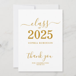 Klasse 2025 Abschluss Dankeschön Karte