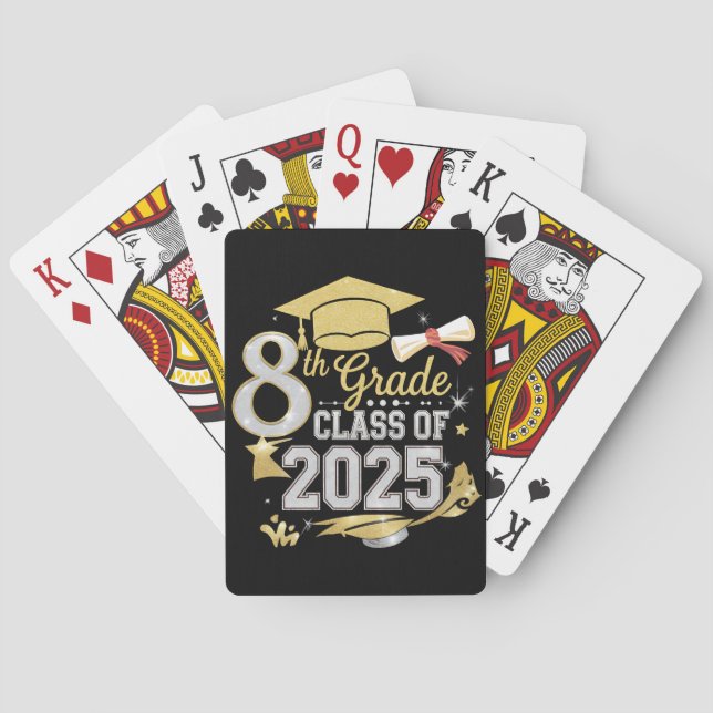 Klasse 2025 Abschluss Spielkarten (Rückseite)