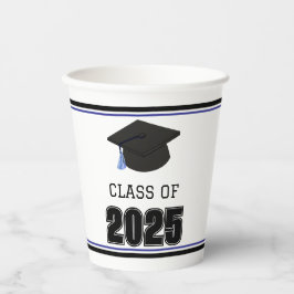 Klasse 2025 Blau Pappbecher
