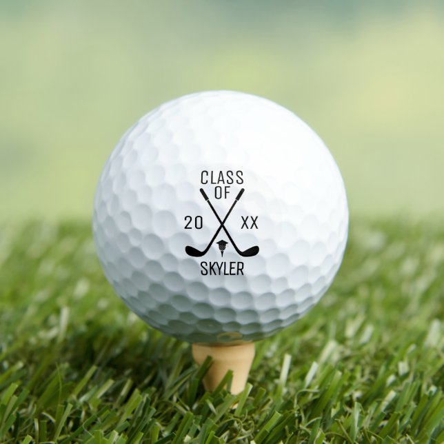 Klasse 2025 Collage Senior Abschluss Present Golfball (Insitu T-Shirt)