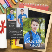 Klasse 2025 Elegant Senior Grad Ankündigung