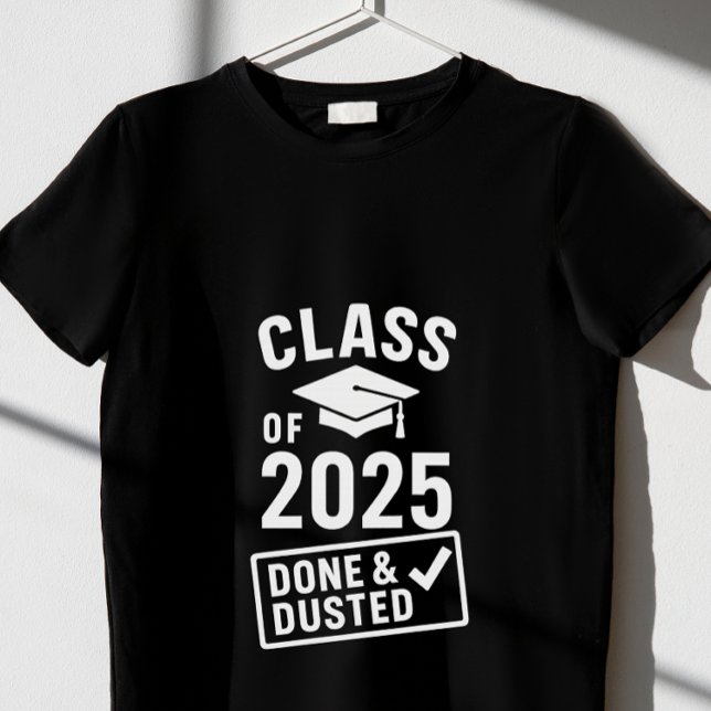 Klasse 2025 - Fertig & trostet" T-Shirt (Von Creator hochgeladen)