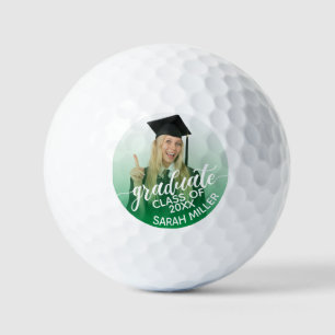 Klasse 2025 Foto & Name Benutzerdefinierter Abschl Golfball