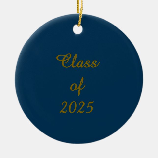 Klasse 2025 keramik ornament (Vorne)