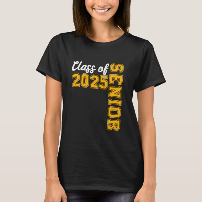 Klasse 2025 Oberschullehrer Abschluss Back T T-Shirt (Vorderseite)