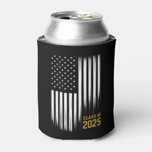 Klasse 2025 Senior American Flag Abschluss Dosenkühler