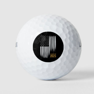 Klasse 2025 Senior American Flag Abschluss Golfball