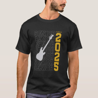 Klasse 2025 Senior Bass for Bassist T-Shirt