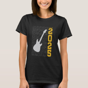 Klasse 2025 Senior-Gitarre für Gitarristen T-Shirt