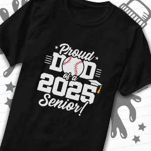 Klasse 2025 Senior Year Baseball Vater Senior 2025 T-Shirt