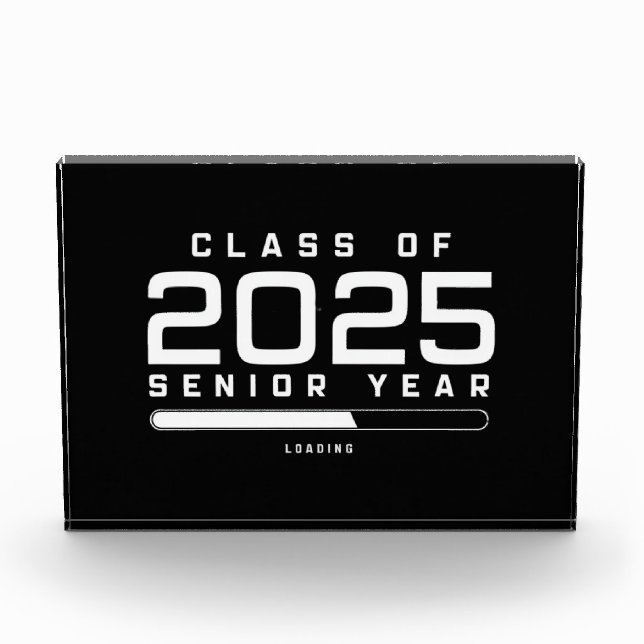 Klasse 2025 Senior Year Loading Senior 2025 Fotoblock (Vorderseite)