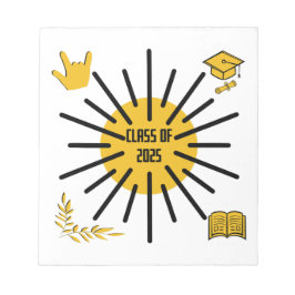 Klasse 2025 - Sunshine Notizblock