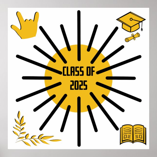 Klasse 2025 - Sunshine Poster (Vorne)