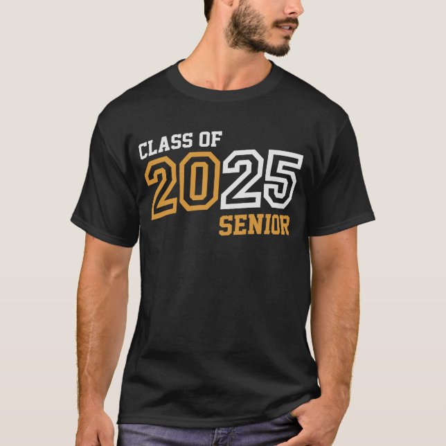 Klasse 2025 von 2025 Zurück zur Schule T-Shirt (Vorderseite)