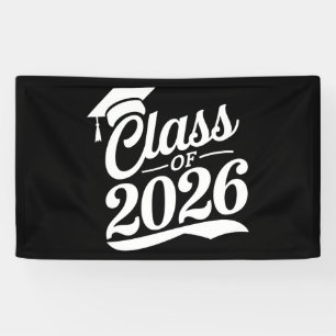Klasse 2026 Abschluss für den Abschluss eines Schu Banner
