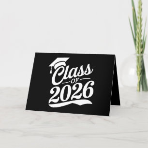 Klasse 2026 Abschluss für den Abschluss eines Schu Dankeskarte