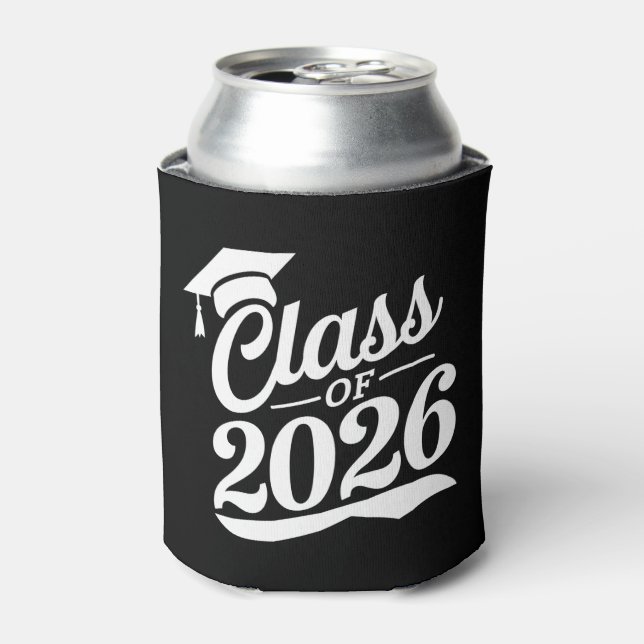 Klasse 2026 Abschluss für den Abschluss eines Schu Dosenkühler (Kanne Vorderseite)