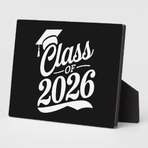 Klasse 2026 Abschluss für den Abschluss eines Schu Fotoplatte
