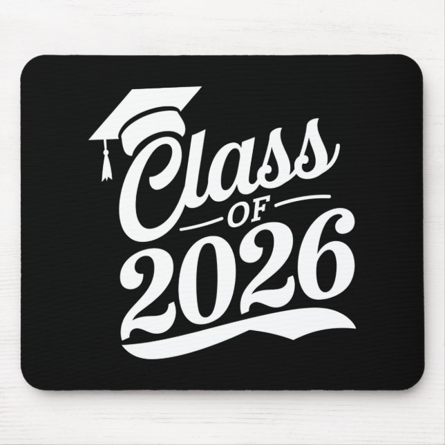 Klasse 2026 Abschluss für den Abschluss eines Schu Mousepad (Vorne)