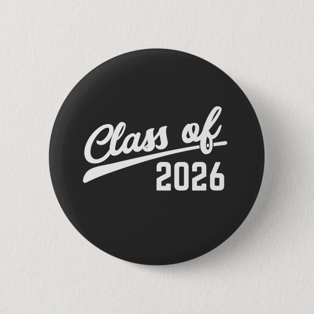 Klasse 2026 Abschlussjahr 2026 Schule   Button (Vorderseite)