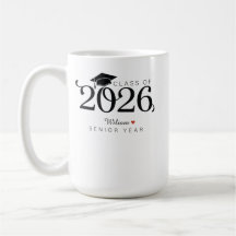 Klasse 2026 Abschlussjahr Abitur mit Namen 